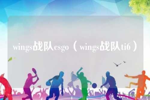 wings战队csgo（wings战队ti6）